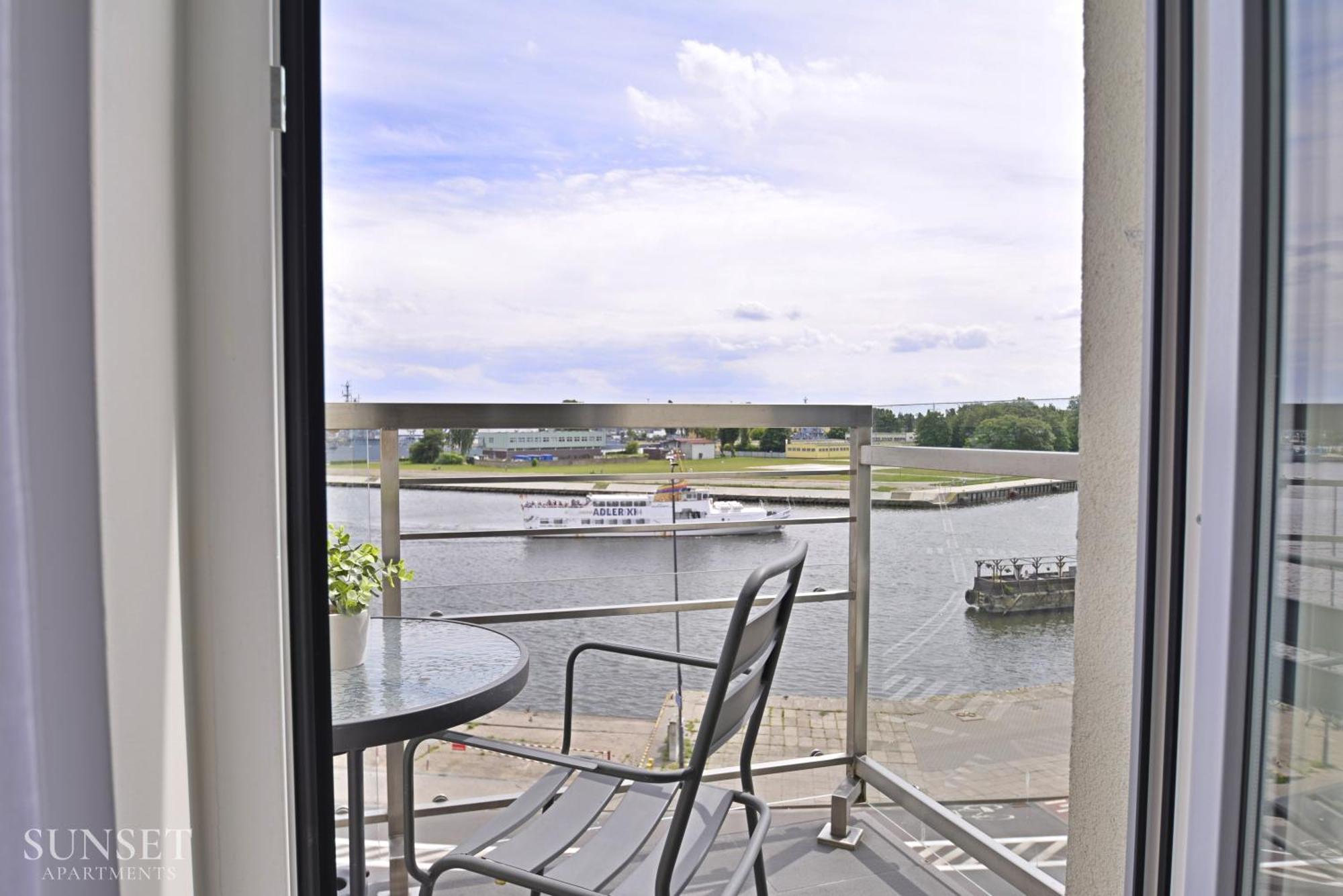 Sunset Apartments - Villa Concha - Parking - Widok Na Port! Swinoujscie Luaran gambar