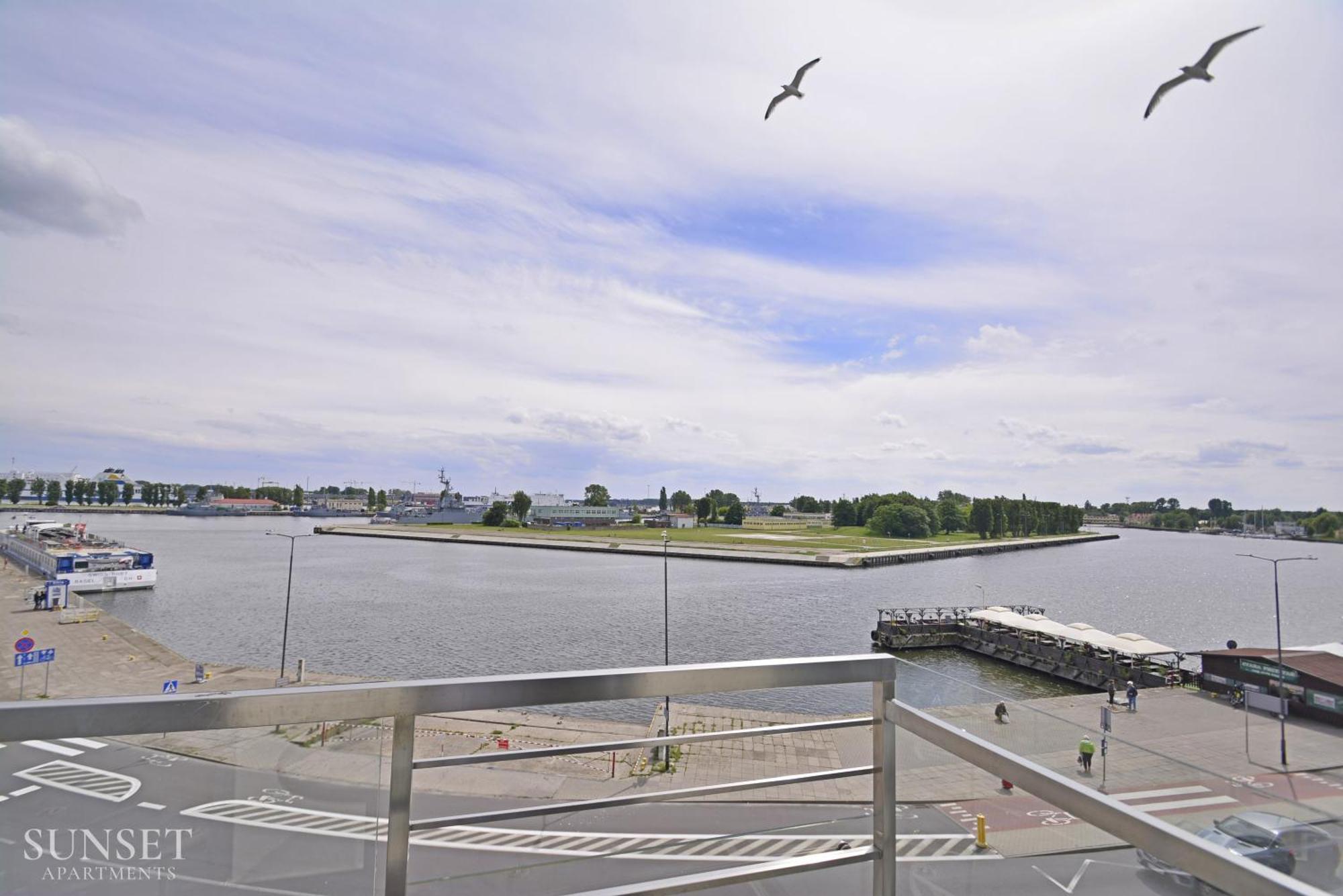 Sunset Apartments - Villa Concha - Parking - Widok Na Port! Swinoujscie Luaran gambar